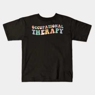 Occupational Therapy Retro Therapist Kids T-Shirt